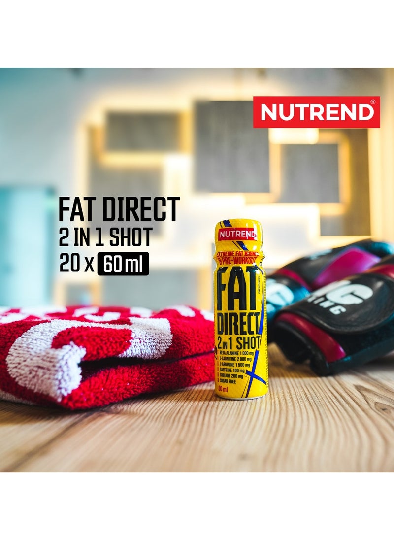 Fat Direct 2 In 1 Shot 60 Ml x 20 Pcs