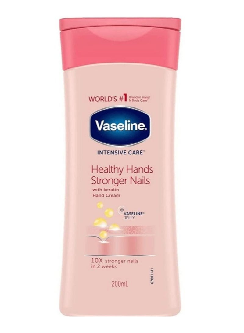 Intensive Care Keratin Hand and Nail Cream Clear 200ml