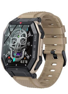RollsTimi  Men's Military Smart Watch,1.85" HD Outdoor Fitness Tracker Sports Watch With Heart Rate Blood Pressure Sleep Monitor For iPhone Android  - Image 1