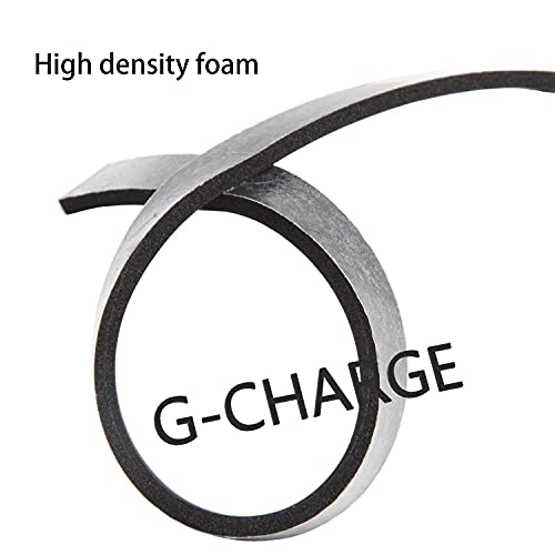 G-CHARGE Single Side High Density Self Adhesive Foam Seal Tape, Weather Stripping Doors and Window Insulation Soundproofing,Material Foam, Black Color, Pack of 1, (12mm x 3mm x 10 Meter) - Image 4