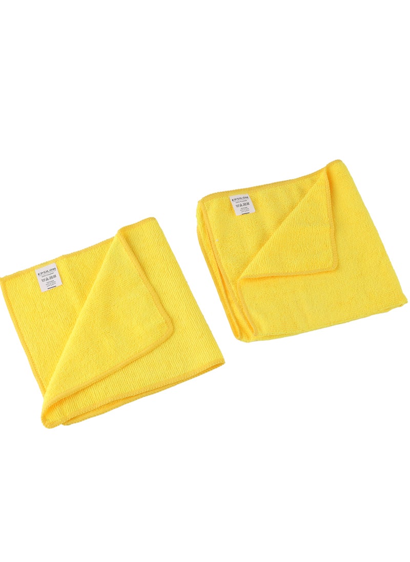 Epsilon - Microfiber Cloth- EPS1261| Pack of 10, Size: 40 X 40 CM, Powerful and High-Density Microfiber Cloth for Easy and Efficient Cleaning| Perfect for Cleaning - Image 1
