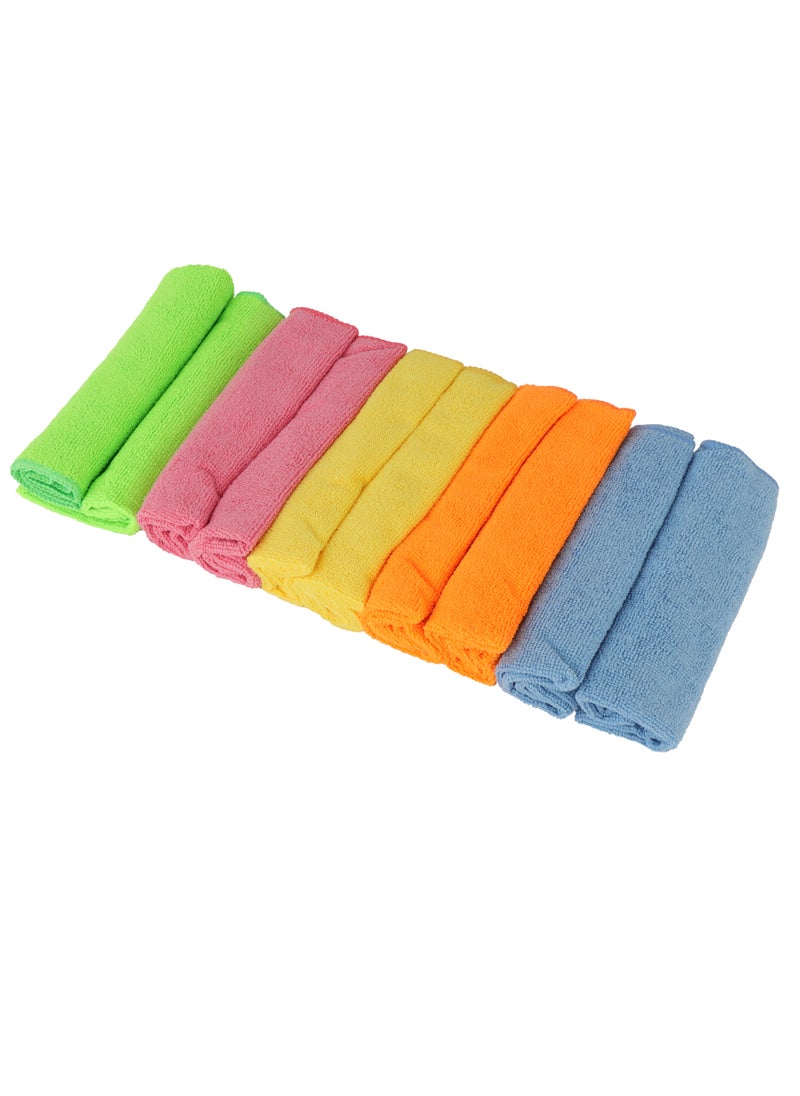 Epsilon - Microfiber Cloth- EPS1261| Pack of 10, Size: 40 X 40 CM, Powerful and High-Density Microfiber Cloth for Easy and Efficient Cleaning| Perfect for Cleaning - Image 1