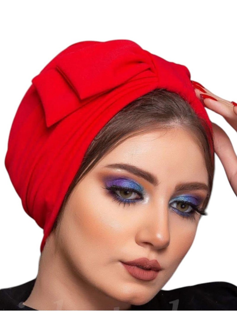 Turban with a crepe lycra base