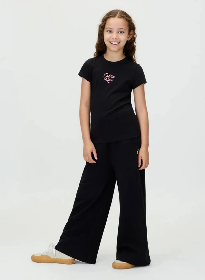 Calvin Klein Jeans Ck Black Logo T-Shirt for Women | Best Price UAE