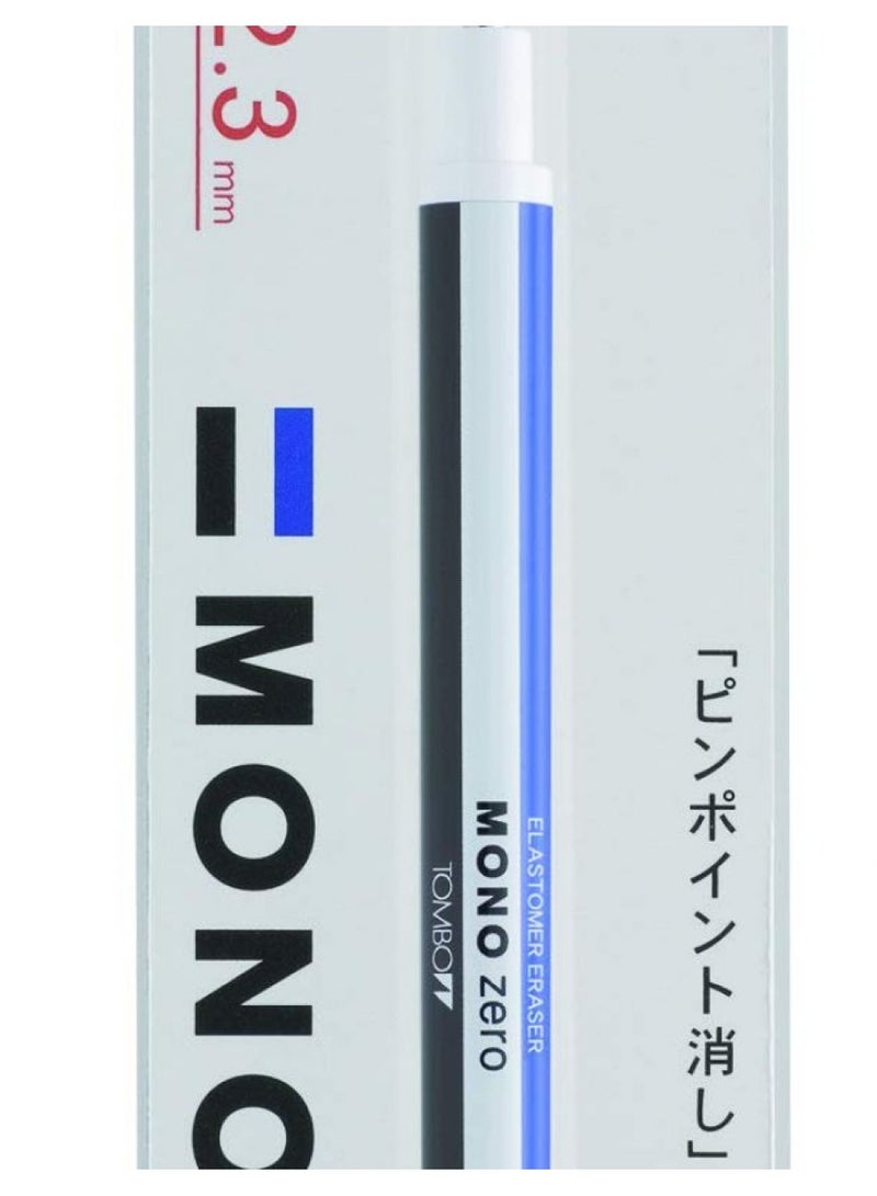 Tombow Tombow Holder Eraser, Mono Zero Round Shaper, Original (EH-KUR) - Image 2
