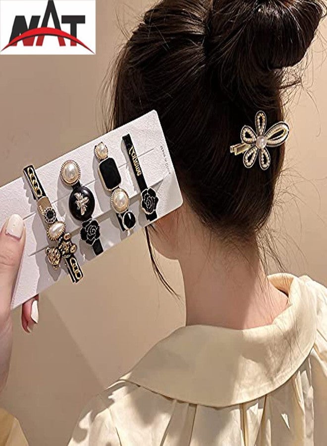 Nat Combo of Hair Pin/Side Pin for Girls Women (Stone with American Diamond, Pack of 5) - Image 3