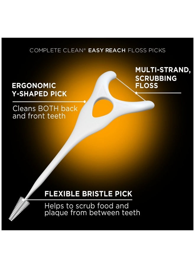 Dentek - Complete Clean Easy Reach Floss Picks No Break & No Shred Floss 75 Count - Image 1