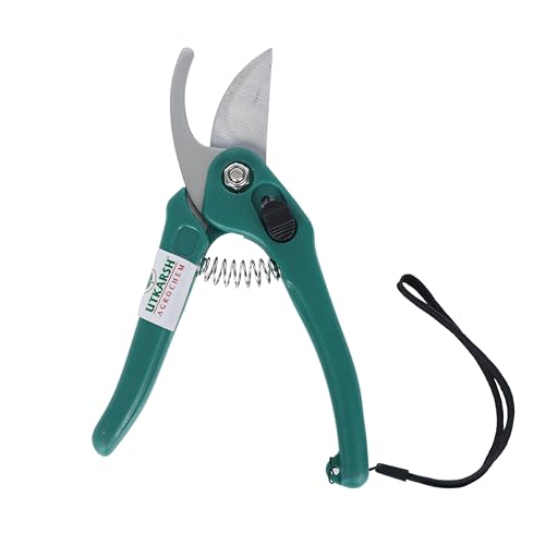 Utkarsh Garden Hand Pruner Cutter - 1 PC with Carbon Steel Blades | Plant Cutter for Home Garden | Wood Branch Trimmer, Sturdy Stem Scissors | Grass Cutting Accessory - Image 1