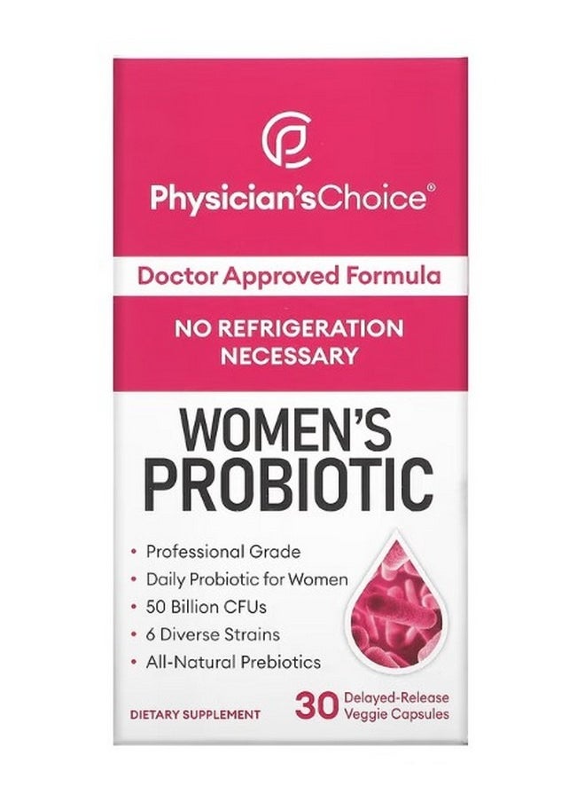 Physician's CHOICE Women's Probiotic 50 Billion CFUs 30 Delayed Release Veggie Capsules  - Image 1