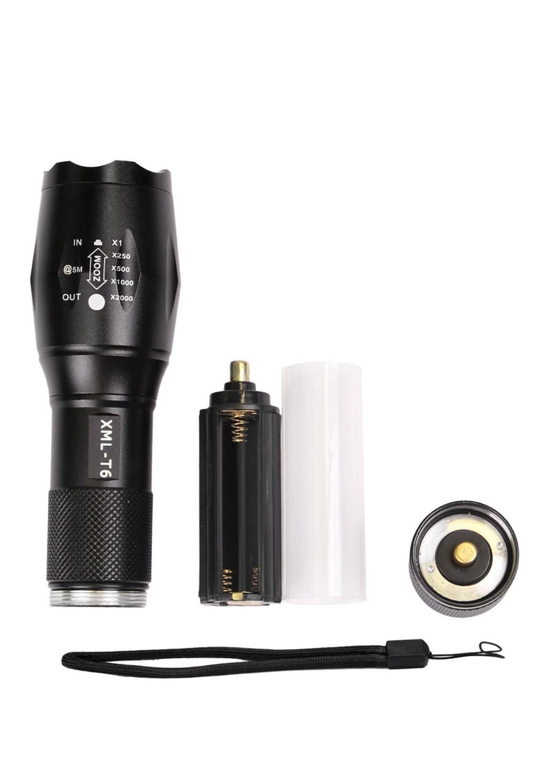 Excellence Tactical cree led Torch Zoomable cree LED Flashlight Torch light for AAA or 1xRechargeable 18650 battery