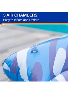MUMS PLANET Swimming Float, Pool Float, Chair Floating Pool Chair Lounge Floats for Swimming Pool, Water Chair Pool, Lounger with Cup Holder Pool, Toy Party Floaties for Adults Kids  - Image 4