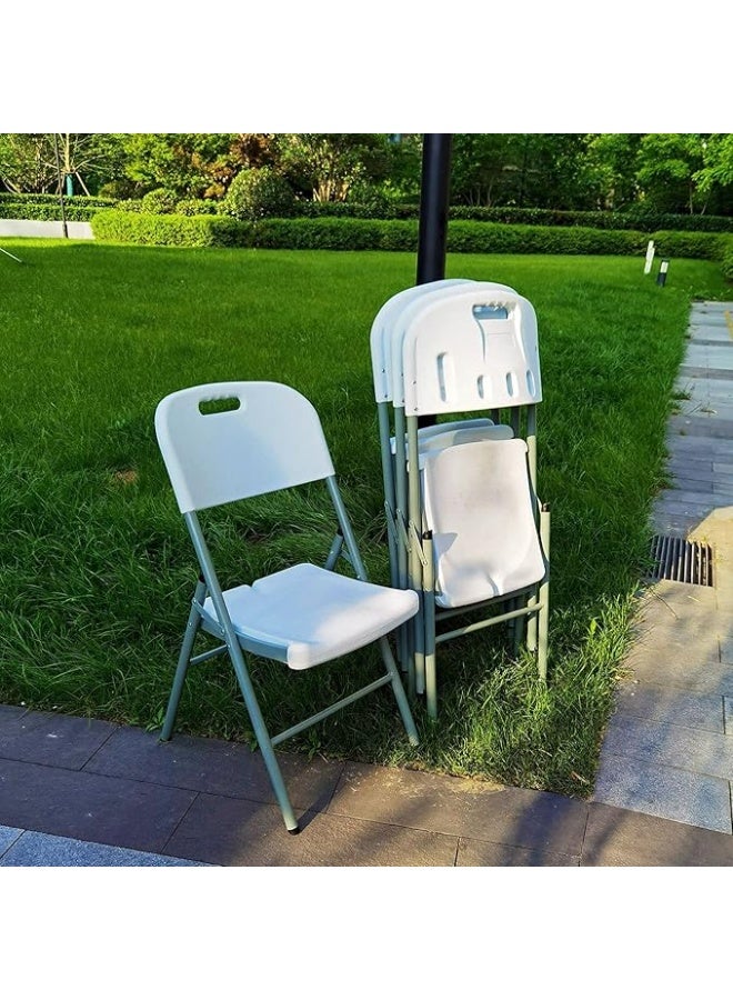 6ft Folding Table with 4 Chairs – Lightweight & Durable Set for Garden, BBQ, Home & Office Use - Image 4