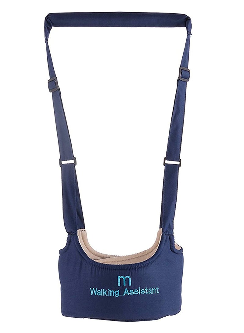 SYOSI Baby Walker Toddler Walking Harness Adjustable Baby Walking Wings Learn to Walk Assistant Baby Walker Protective Belt Safe Standing Walk Tool Help Baby Keep Balance Walk Navy Blue  - Image 1