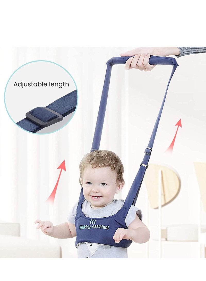 SYOSI Baby Walker Toddler Walking Harness Adjustable Baby Walking Wings Learn to Walk Assistant Baby Walker Protective Belt Safe Standing Walk Tool Help Baby Keep Balance Walk Navy Blue  - Image 2