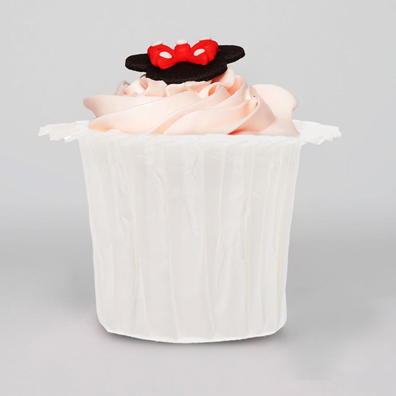 White Greaseproof Paper Cupcake Wrappers 50pcs Baking Liners For Muffin Cake Party Holiday Supplies - Image 5