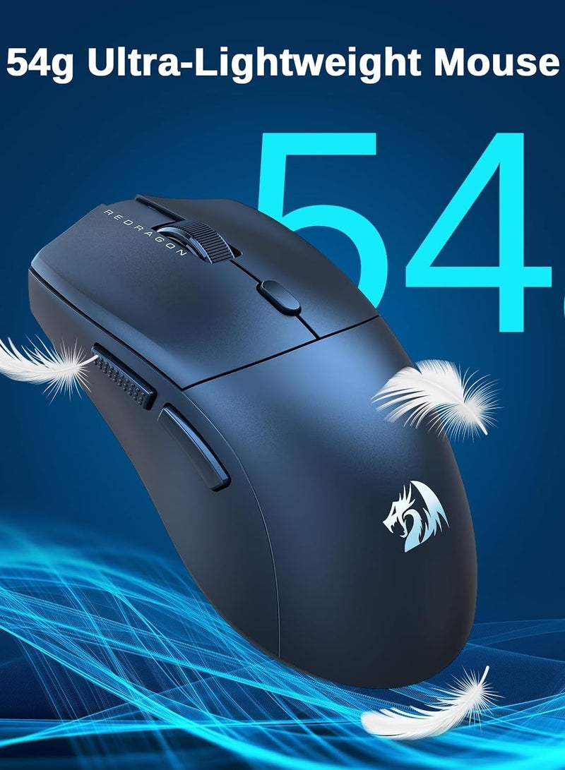 REDRAGON Wireless Gaming Mouse M815 PRO With 3 Modes, 26K DPI Ultralight Gaming Mouse, Full Programmable Buttons, DIY Key binds Supported Software and Adjustable DPI - Image 4