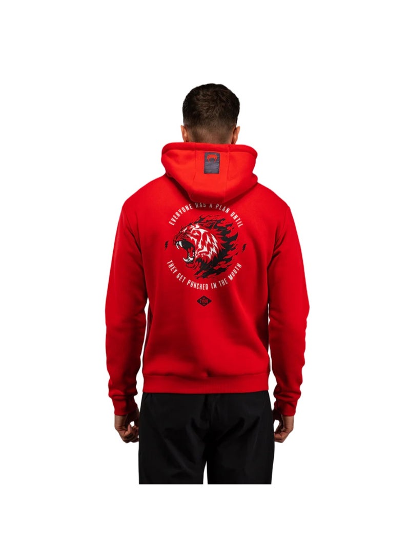 VENUM X MIKE TYSON TIGER HOODIE RED/BLACK - Image 3