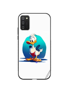 Protective Case Cover For Samsung Galaxy A03s Donald Duck Design Multicolour