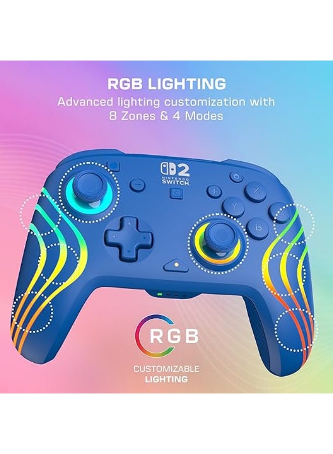 ترتل بيتش Afterglow Wave Switch 2 Wireless Controller (Blue) - Image 2