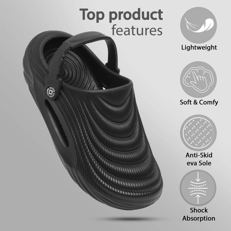 Face صنادل إيجل 07 السوداء للرجال - Image 3