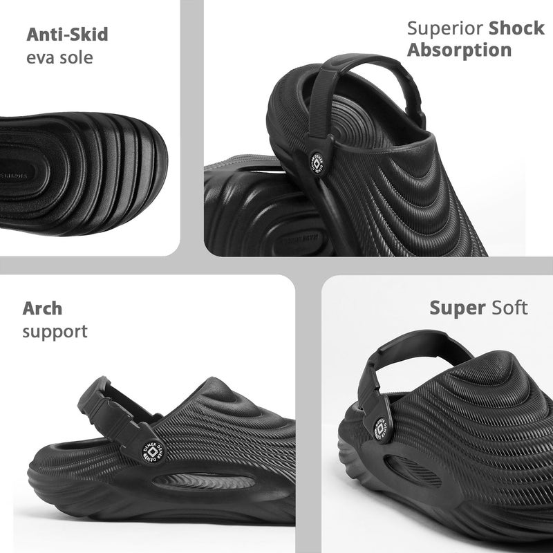 Face صنادل إيجل 07 السوداء للرجال - Image 4