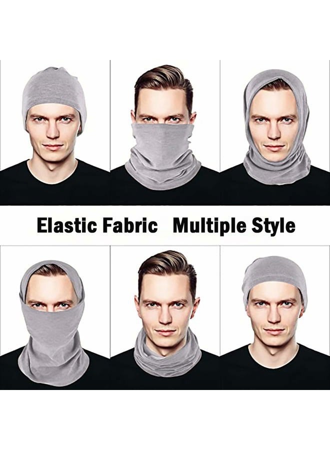 Dymex Neck Warmer Winter Neck Gaiter Face Mask Balaclavas for Women Men, Soft Fleece Face Cover Mask for Skiing Motorcycle (Black/Black, 2) - Image 5