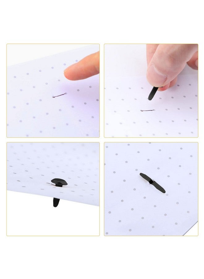 AIEX 600Pcs Metal Paper Fasteners Round Brass Fasteners Split Pins For Diy Crafts Projects Scrapbooking Office 0.47X0.3Inch (Black) - Image 5