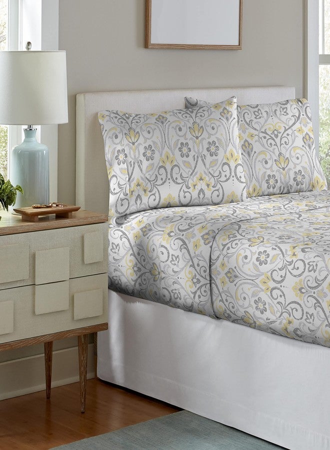 Pointehaven 200 GSM Flannel Sheet Set, Twin, Meadow - Image 2