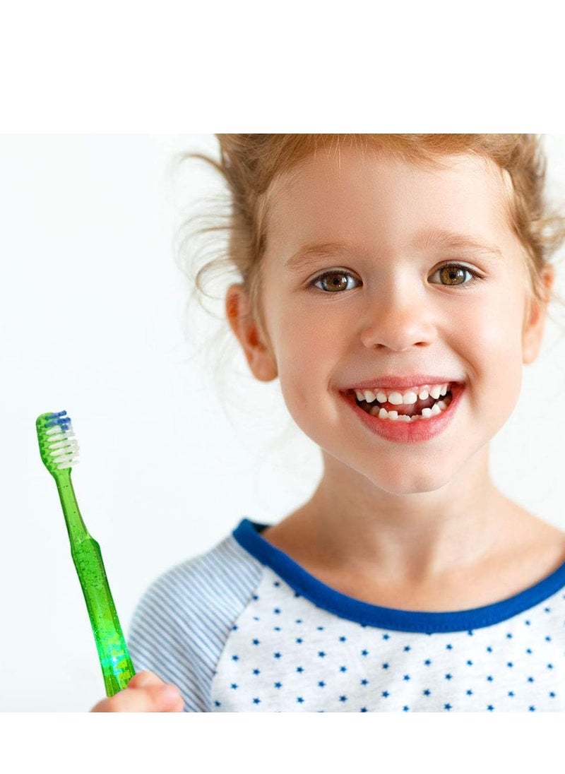 Firefly - Firefly Light-Up Timer Kids Toothbrush with Suction Cup, Soft - 2 Count (Pack of 1), Assorted - Image 1
