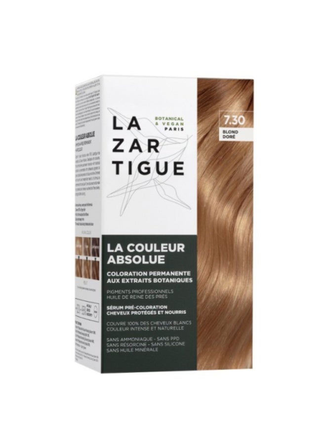 Lazartigue Permanent Hair Color 7.30 Golden Blond - Image 1