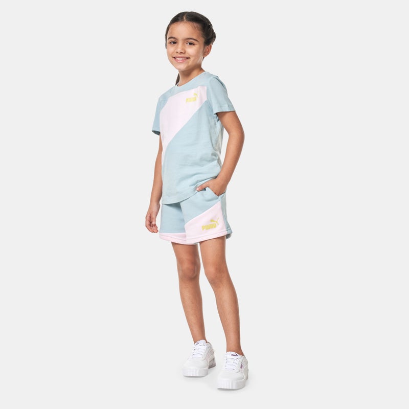 PUMA Kids' Power Colourblock Shorts - Image 3
