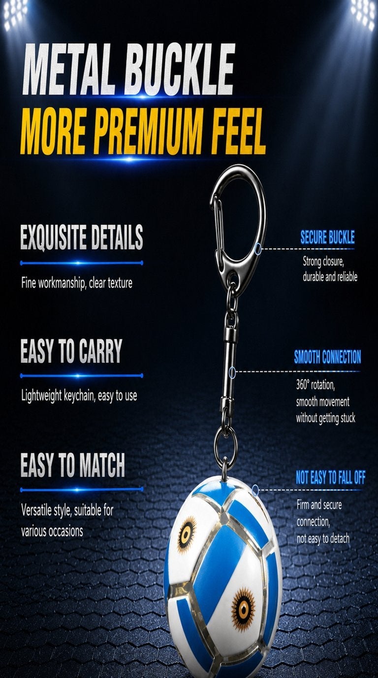 2026 World Cup Football Keychain - Stress-Relief Accessory with Multi-National Flag Designs - Image 3