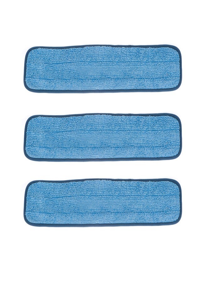 Real Clean 36 inch Microfiber Wet Mop Refill Pads for Flat Mop Frames (Pack of 3) - Image 1