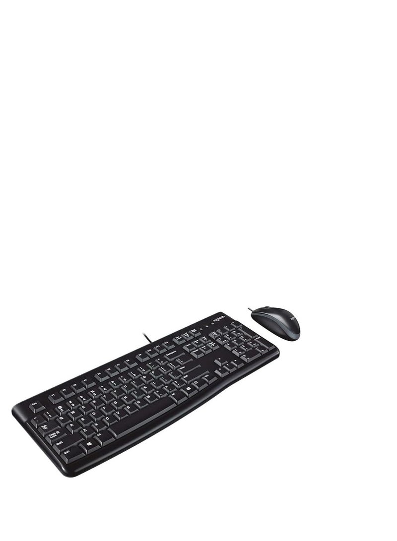 Logitech 920002565 MK120 Wired Desktop Set, Keyboard/Mouse  - Image 3