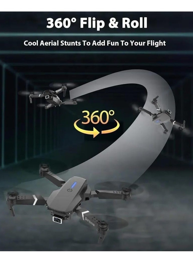 REBENUO E99 PRO Drone Professional 4K HD Dual Camera Automatic Obstacle Avoidance Foldable Height Keep Mini Helicopter - Image 2