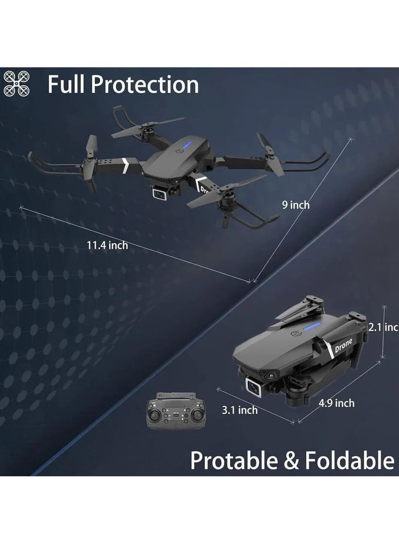 REBENUO E99 PRO Drone Professional 4K HD Dual Camera Automatic Obstacle Avoidance Foldable Height Keep Mini Helicopter - Image 3