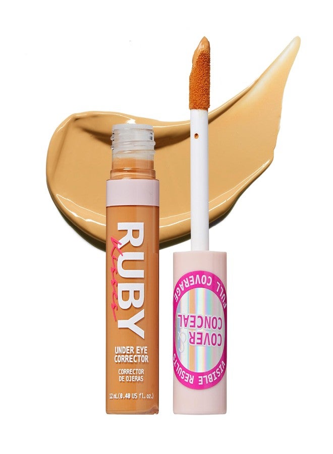 Ruby Kisses Under Eye Concealer, Full Coverage Makeup for Dark Circles, Redness, Hyperpigmentation, Blemishes, Moisturizing Satin Finish Formula with Caffeine & Peptides (315 Golden, 0.40 Fl Oz) - Image 1