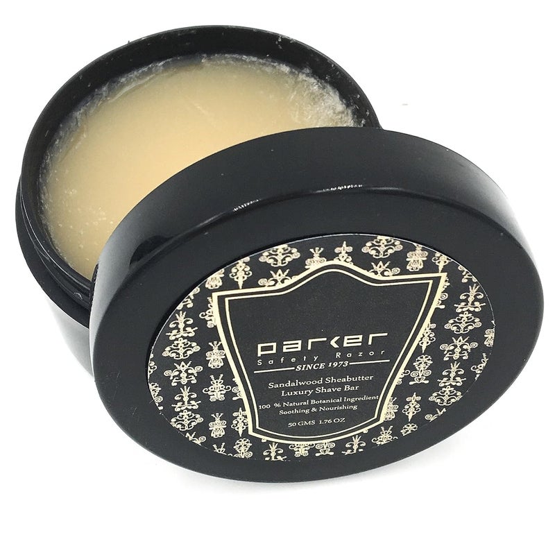 Parker Safety Razor Parker Sandalwood & Shea Butter Shaving Soap 1.76 oz. each â€“ 2 Pack - Image 2