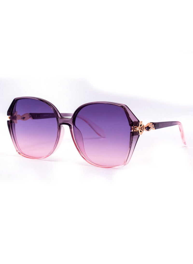 LAOONT Women's Sunglass Polarized Lens Hexagon Frame-Stylish design - Image 1