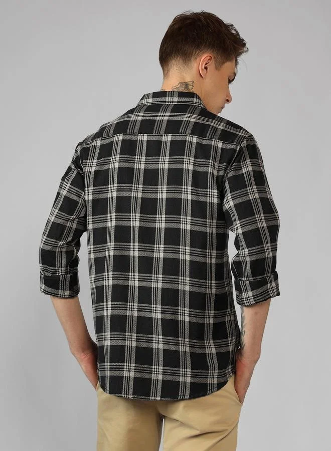 Dennis Lingo Relaxed Fit Multi Colour Cotton Shirt – Trendy and Comfortable