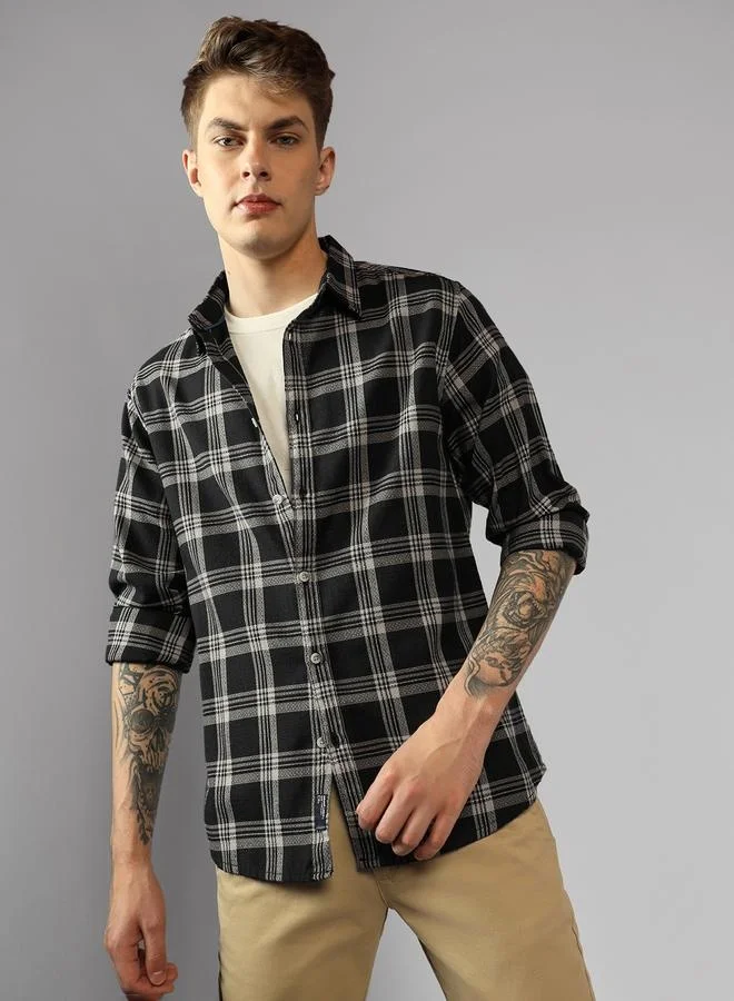 Dennis Lingo Relaxed Fit Multi Colour Cotton Shirt – Trendy and Comfortable