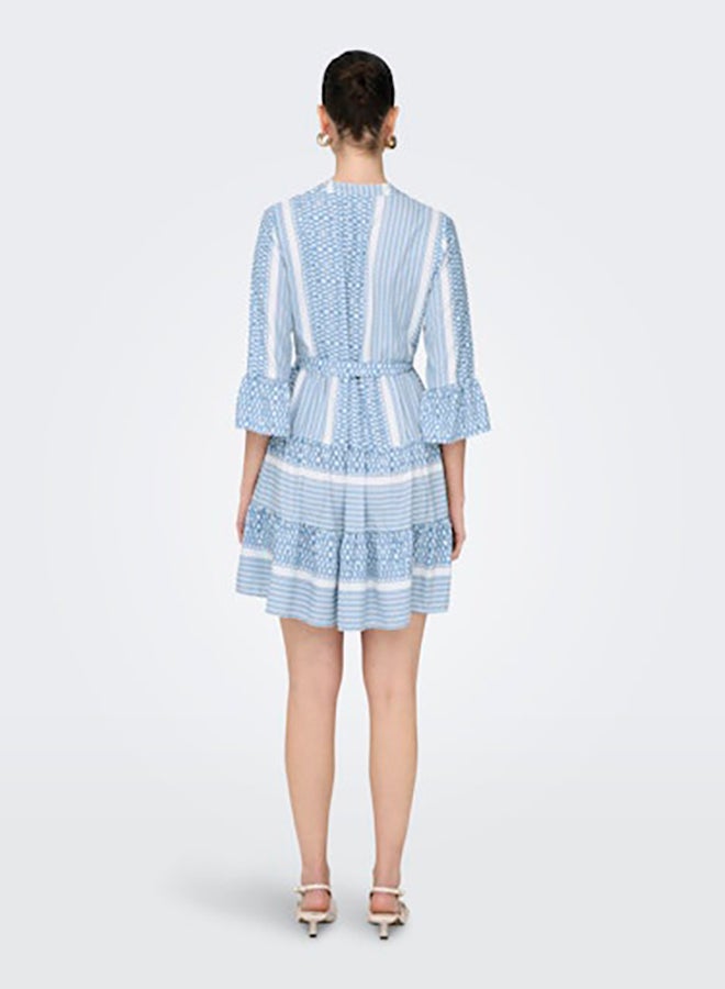 ONLY ONLY Womens Athena Life 3/4 Short Dress Woven  - Image 5