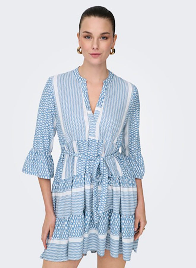 ONLY ONLY Womens Athena Life 3/4 Short Dress Woven  - Image 2