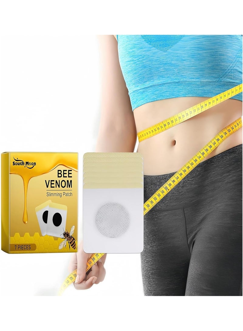 SOUTH MOON Bee venom patches, 7pcs. bee venom slimming patches, lymphatic drainage and slimming patches, narrow patch for weight loss - Image 2