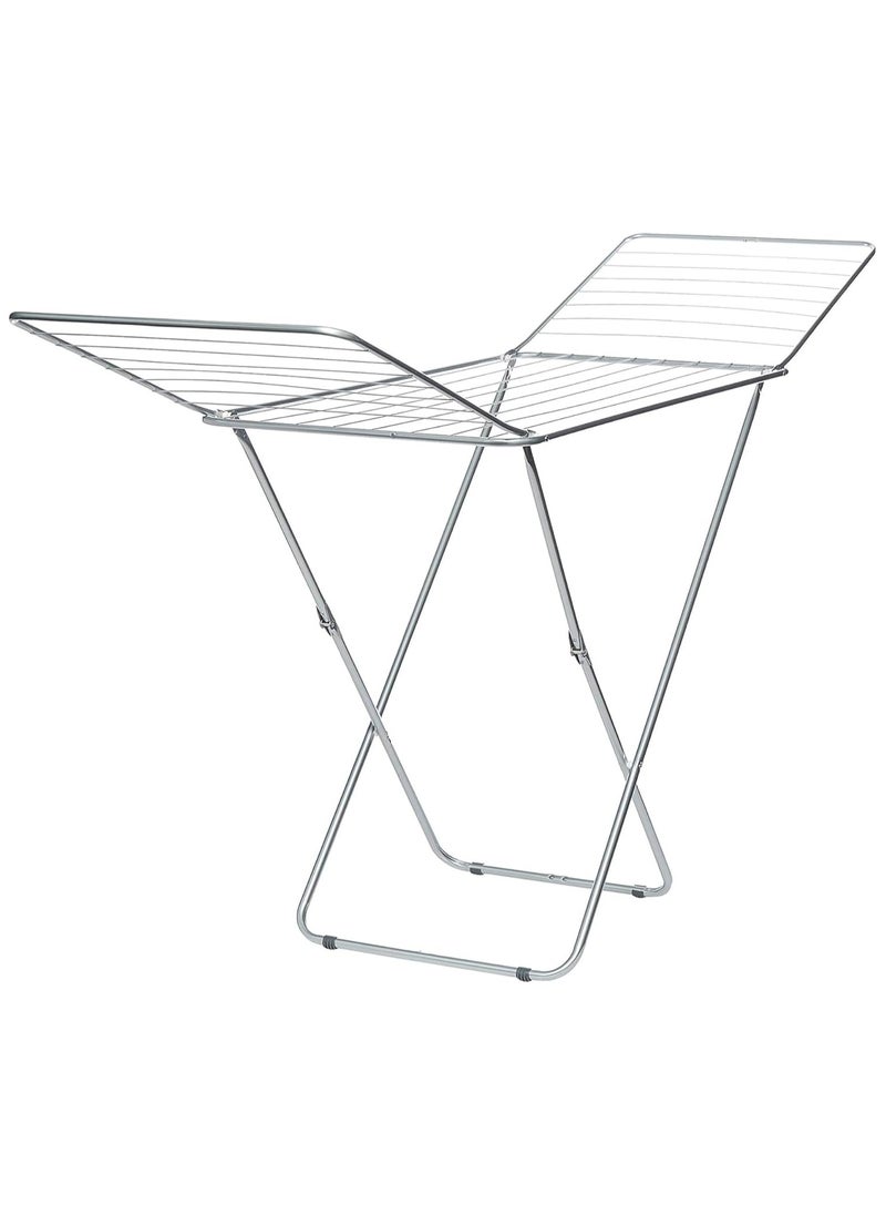 NextWave Cloth Dryer 15.5 M Clothes Drying Stand with Adjustable Folding Wings Clothes Rack for Drying Clothes Silver  - Image 1