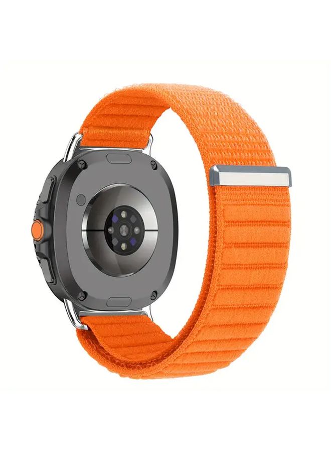 Nylon Strap For Samsung Galaxy Watch 8 40mm 44mm Breathable Elastic Band Gray - Image 3