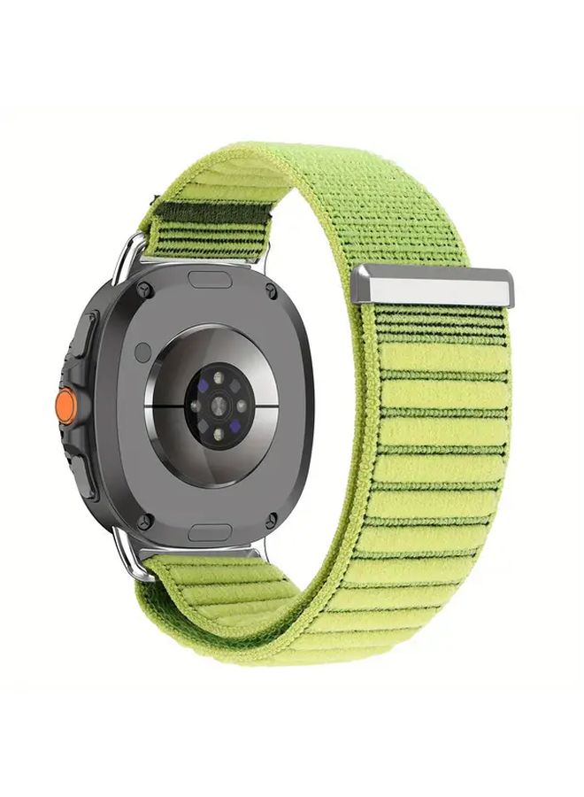 Nylon Strap For Samsung Galaxy Watch 8 40mm 44mm Breathable Elastic Band Gray - Image 5