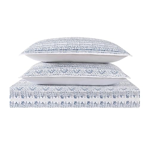 Oceanfront Resort Reef White and Blue Cotton 3-Piece King Quilt Set, coastal Themed, for Men and Women, OEKO-TEX Certified Confidence - Image 2