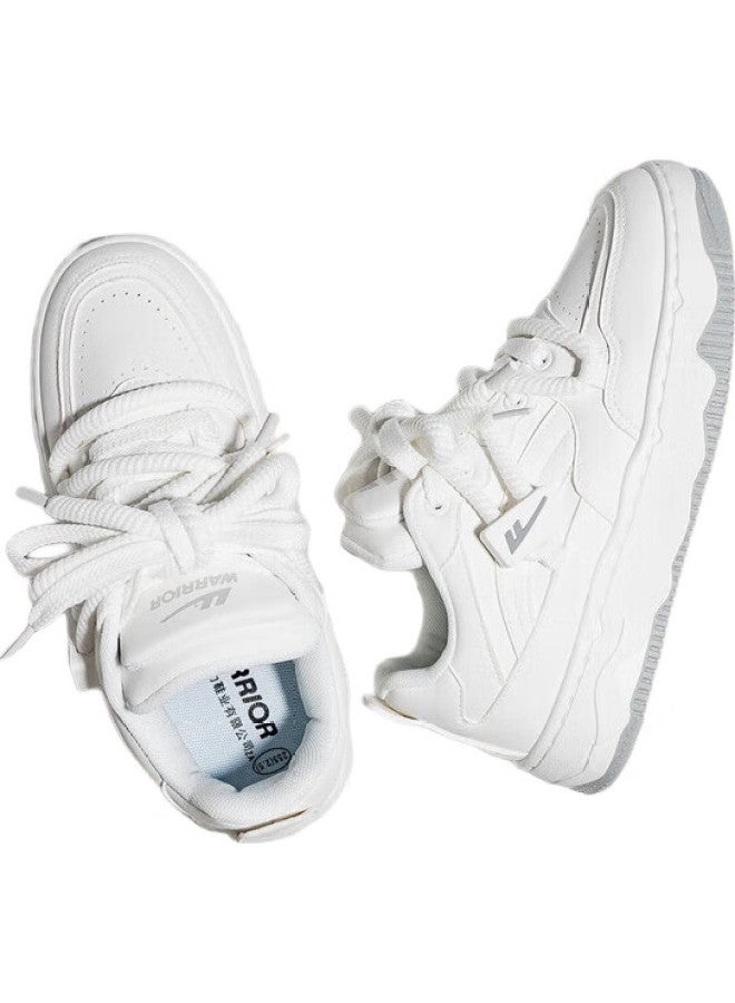 Warrior Official Men'S Shoes Autumn And Winter Sports Shoes Men And Women Thick-Soled Couple Casual Shoes White Size 38 - Image 3