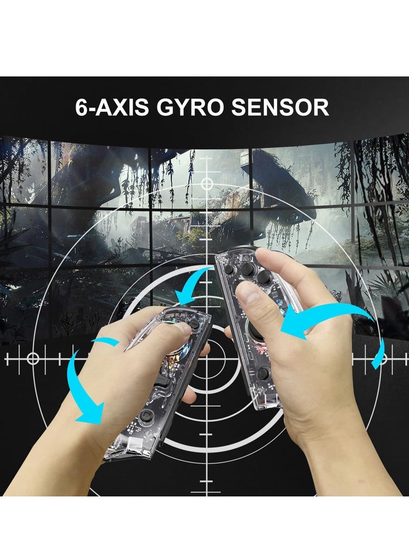 KASTWAVE Joy Cons Wireless for Nintendo Switch OLED/ Lite, Replacement for Joypad Controller, Compatible with Switch Controllers, Wireless Left and Right Joy Cons for Nintendo Switch OLED/ Lite - Image 4